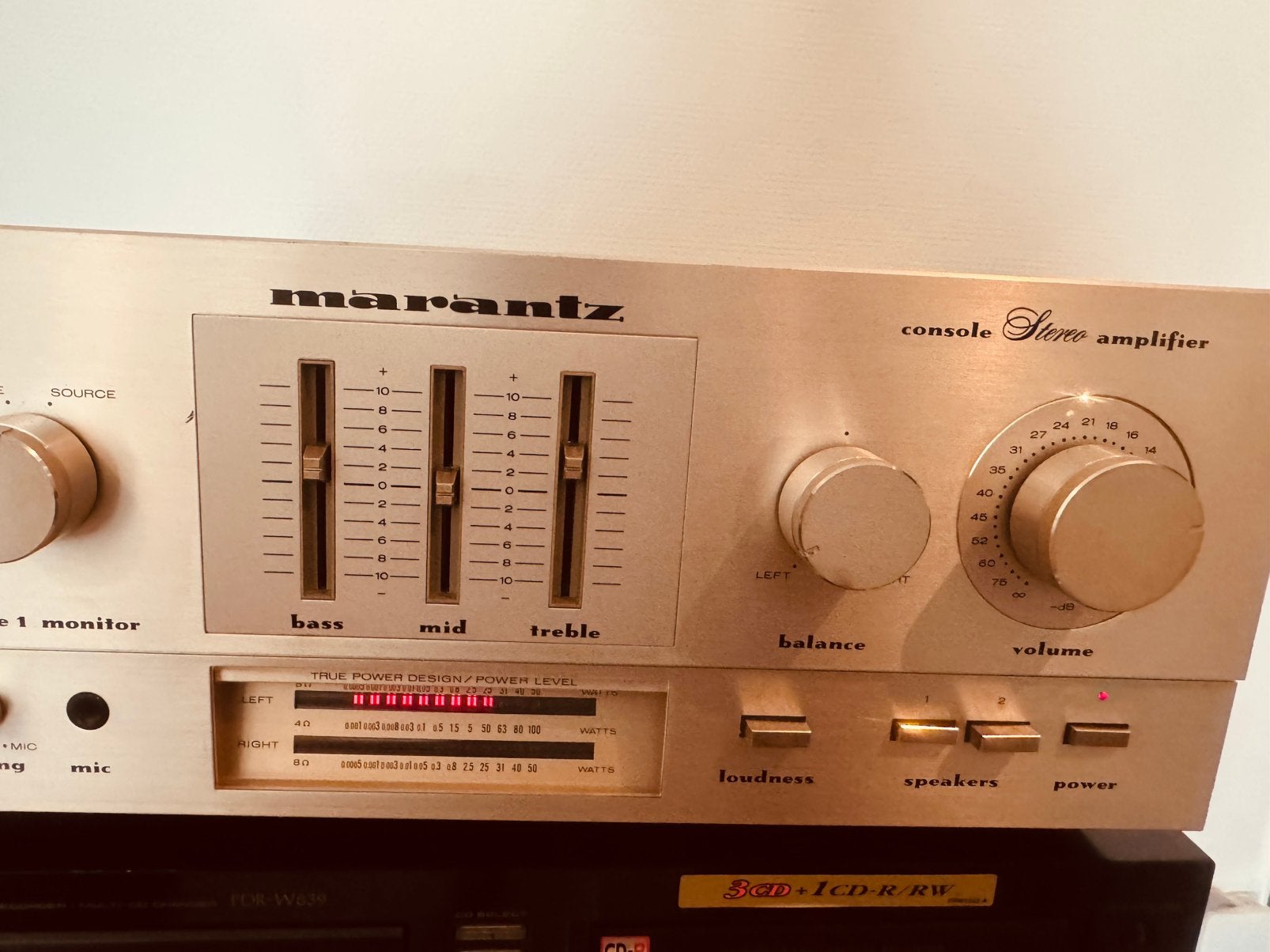 Marantz PM 250 versterker, Audio, Tv en Foto, Versterkers en Ontvangers, Ophalen of Verzenden, Zo goed als nieuw, Marantz