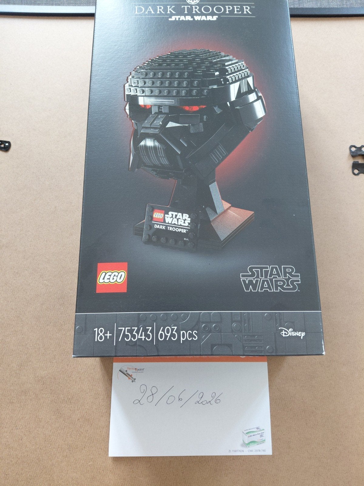 Lego Star Wars - casque Dark Trooper, Enlèvement ou Envoi, Lego, Star Wars