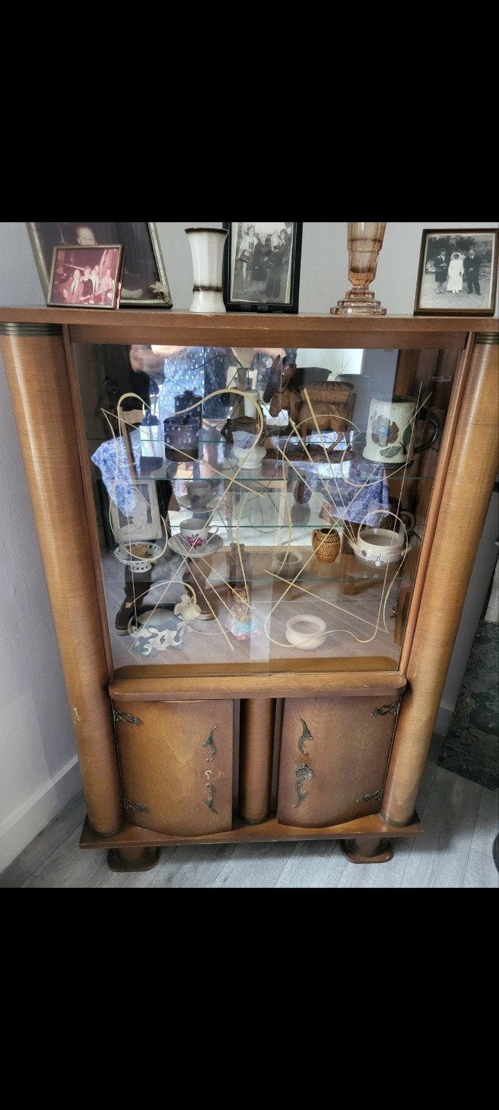 vitrine, Ophalen