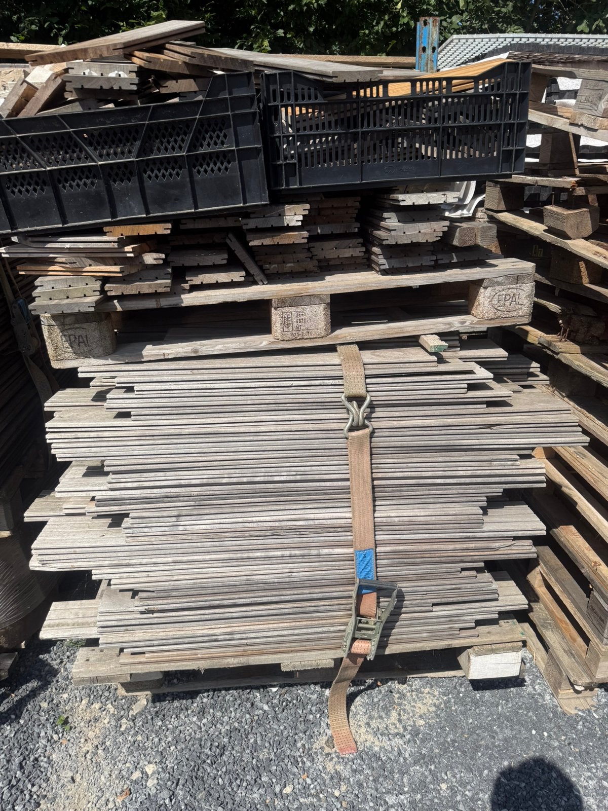 Padoek planken, Doe-het-zelf en Bouw, Hout en Planken, Ophalen, Zo goed als nieuw