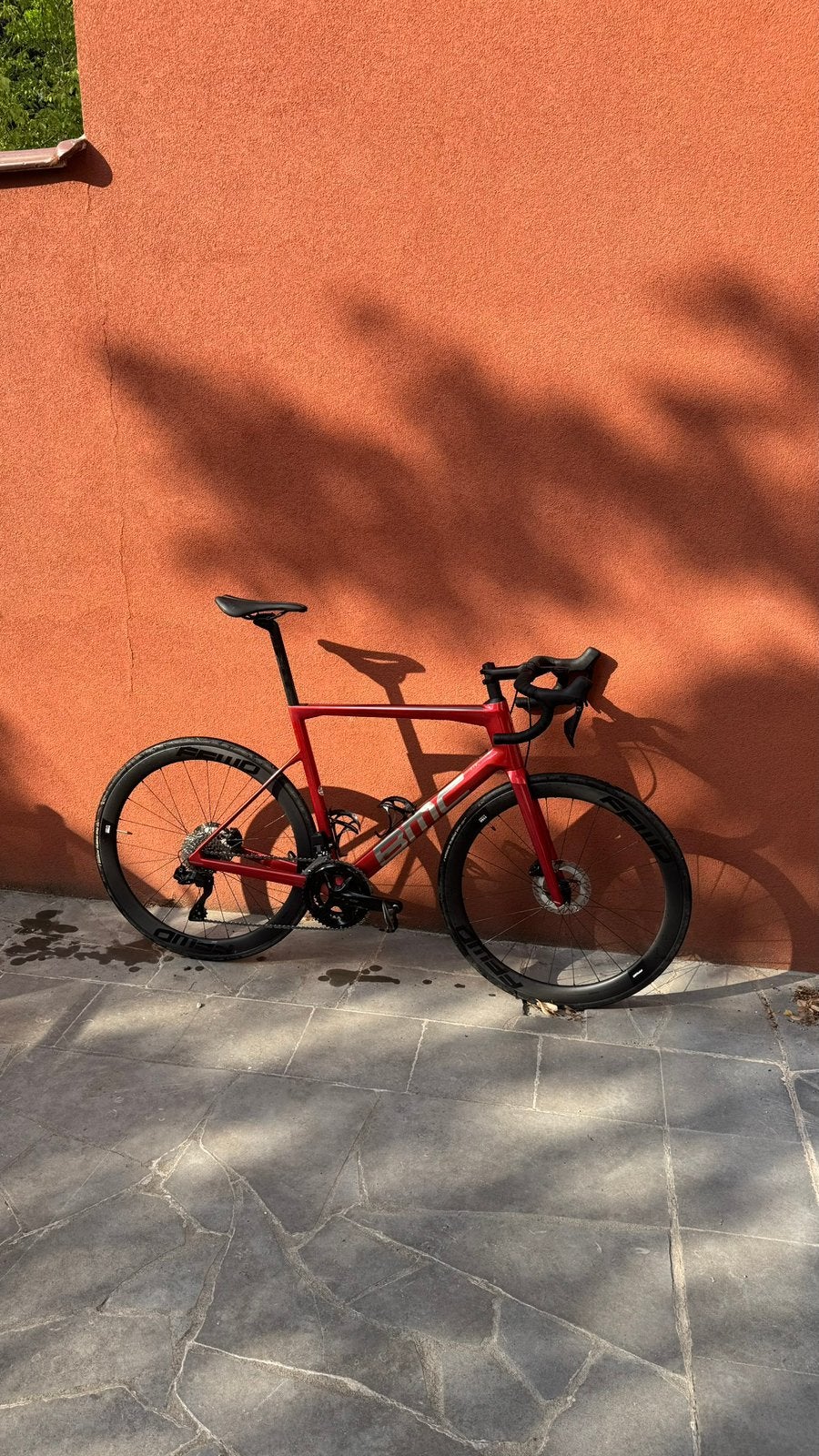 BMC SLR 2023 – XL/58 - 105 Di2 12v Roues carbone FFWD 45mm, Comme neuf, Hommes, Frein à disque, Enlèvement