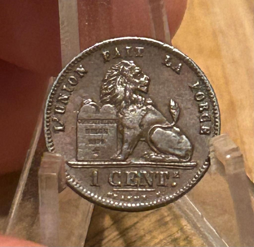 1 cent 1874 leopold 2, Ophalen of Verzenden