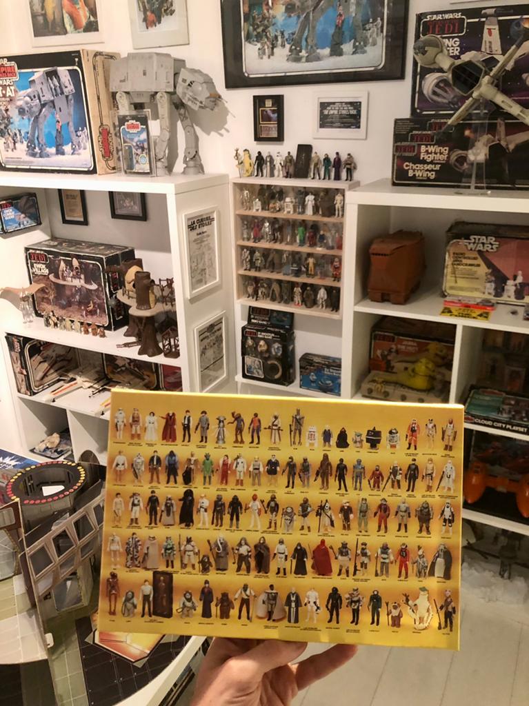 Cadre figurines star wars vintage 1978-1985, Enlèvement ou Envoi
