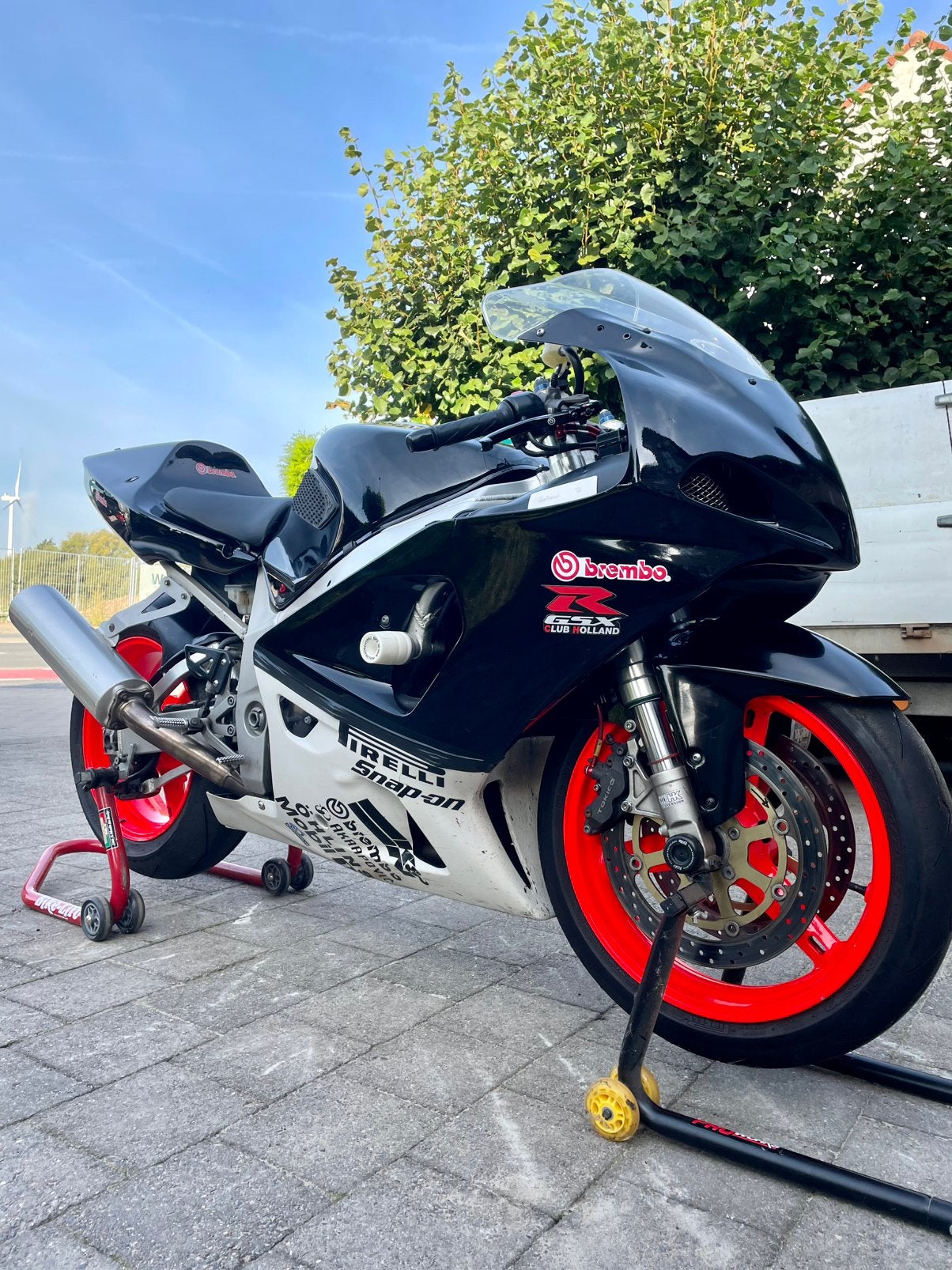 Circuitmoto suzuki gsxr 750 k4, Motoren, 4 cilinders, Gebruikt, Super Sport, Particulier