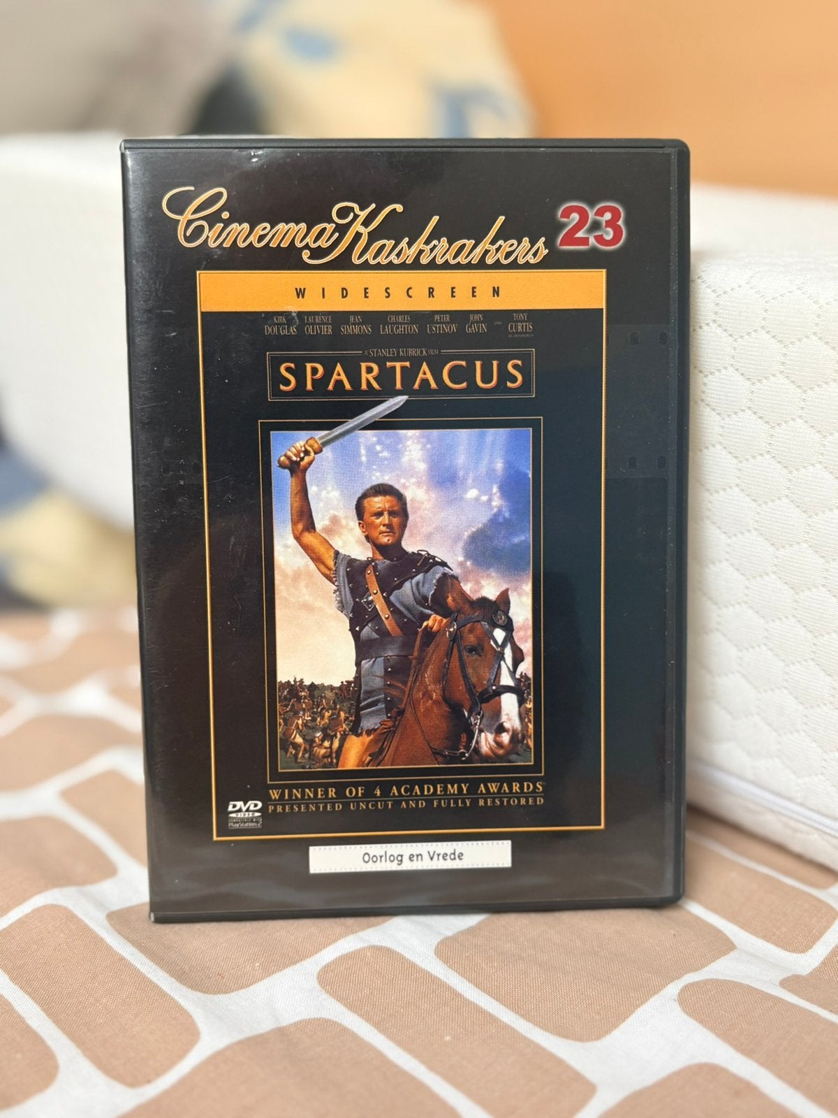 Spartacus DVD 1960, films à grand écran, blockbusters 23, Enlèvement ou Envoi