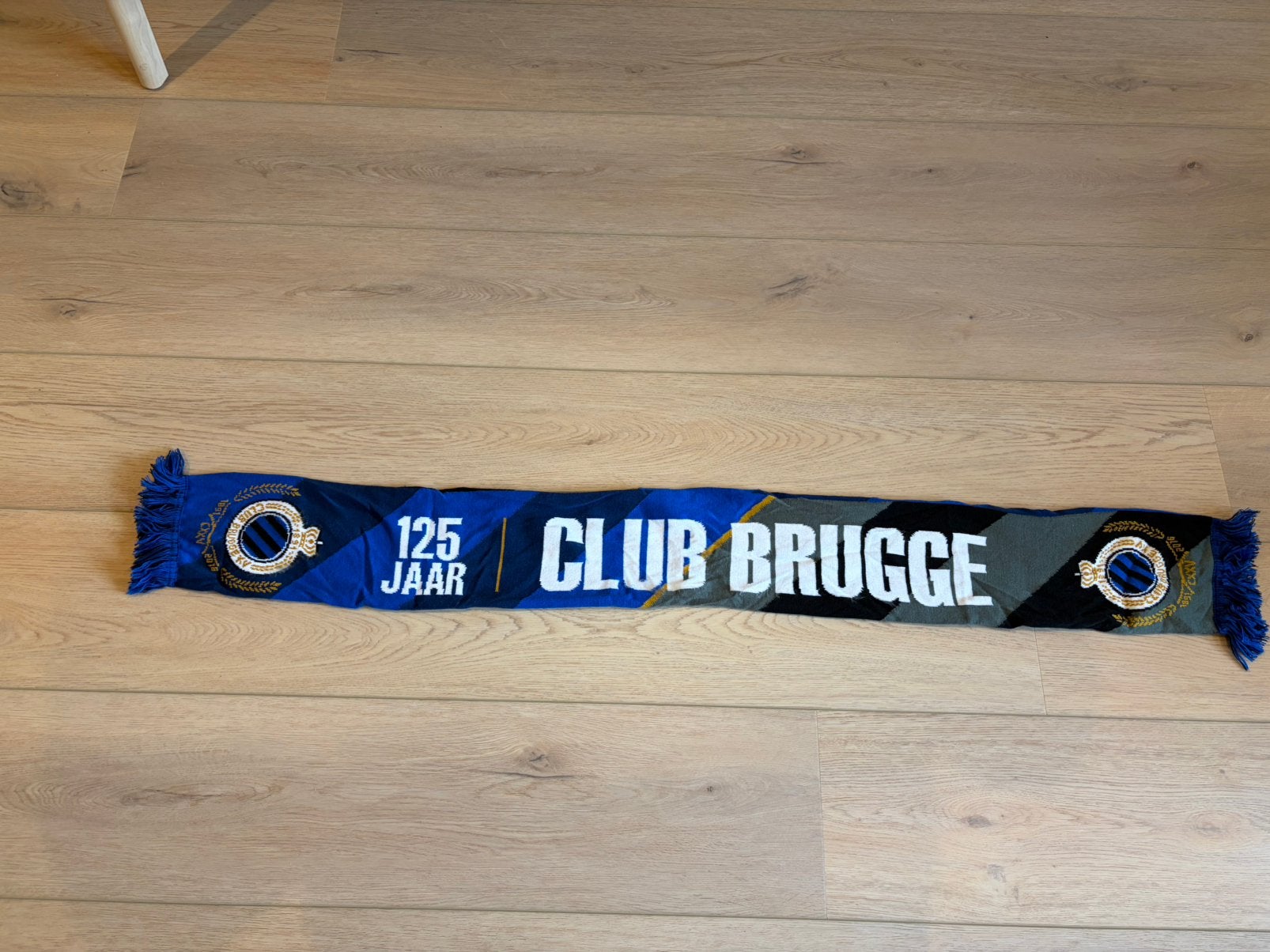 Sjaal Club Brugge 125 jaar, Kleding | Heren, Mutsen, Sjaals en Handschoenen, Ophalen of Verzenden, Zo goed als nieuw, Sjaal