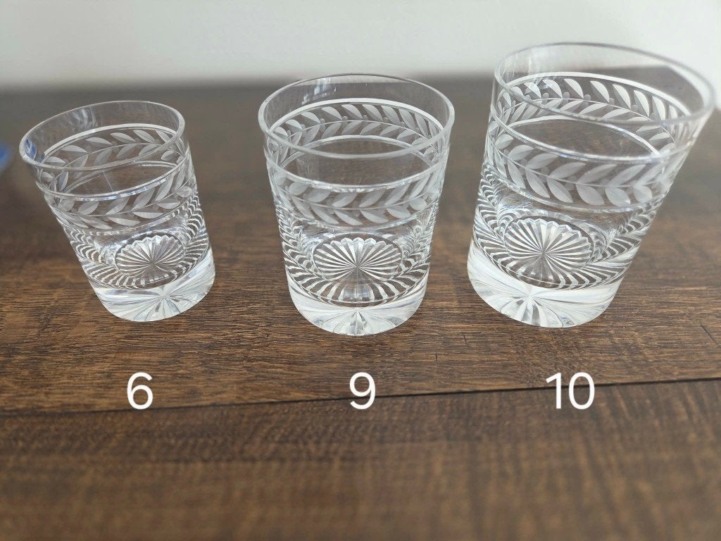 Verres en cristal, Antiquités & Art, Enlèvement