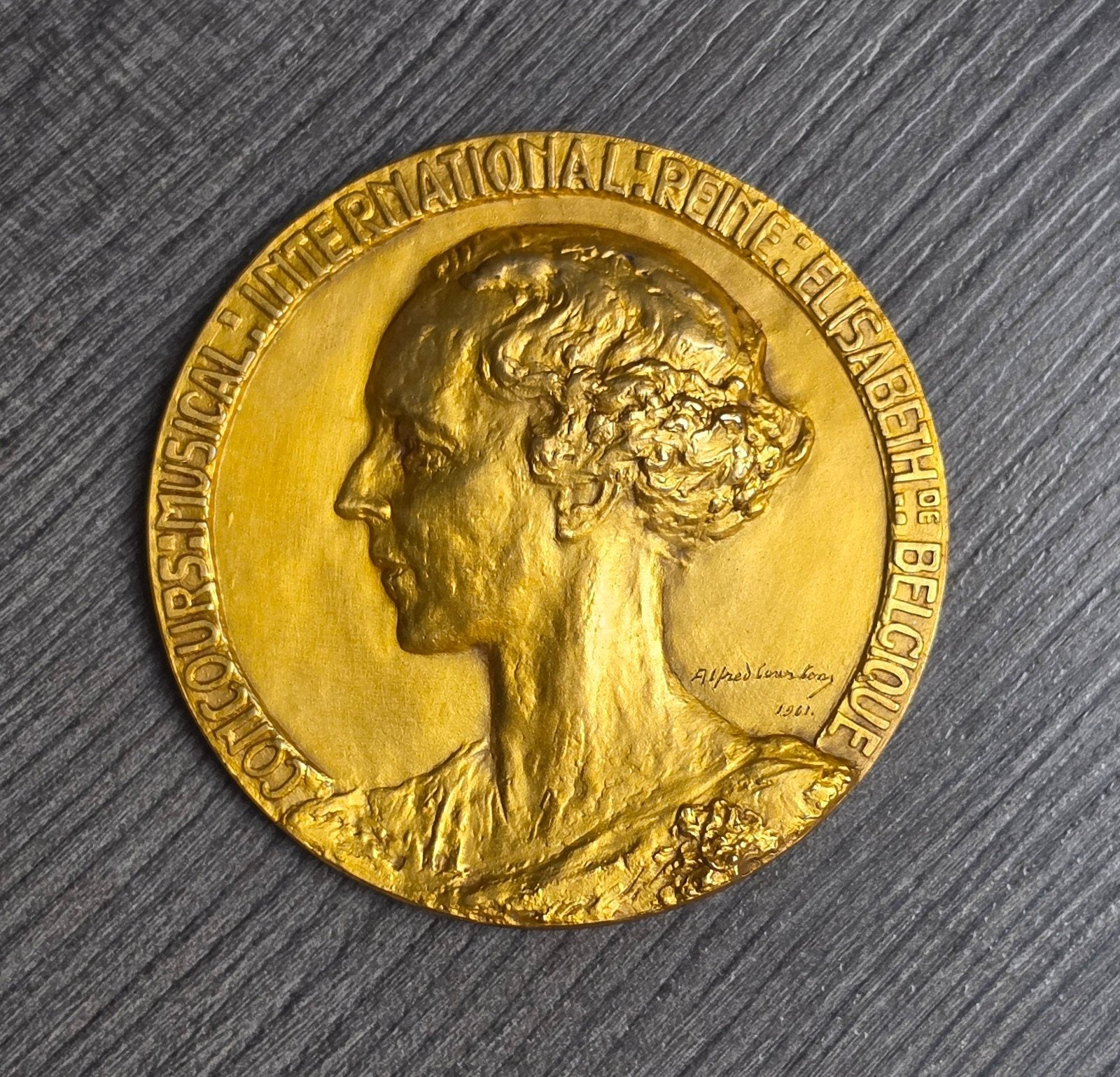 Médaille d'argent A950 du Concours Reine Elisabeth (Courtens, Enlèvement ou Envoi