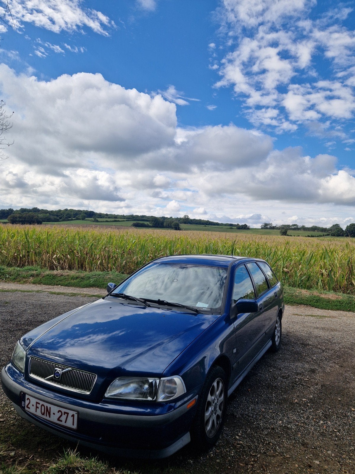 Volvo V40 1998, Auto's, Blauw, Leder en Stof, Handgeschakeld, 5 deurs
