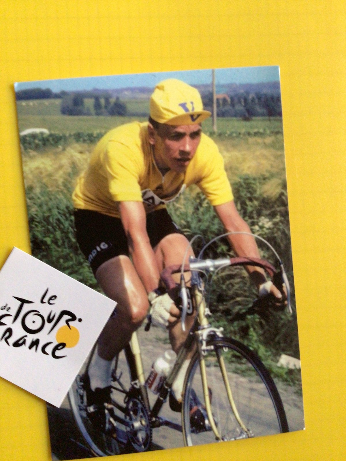 Wielerkaart 1968 tour de france herman van springel, Verzenden, Zo goed als nieuw