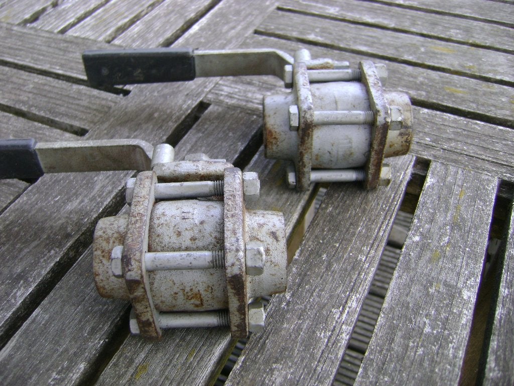2 x Kogelkraan Alfa 1'', Ophalen of Verzenden, Gebruikt, Overige typen