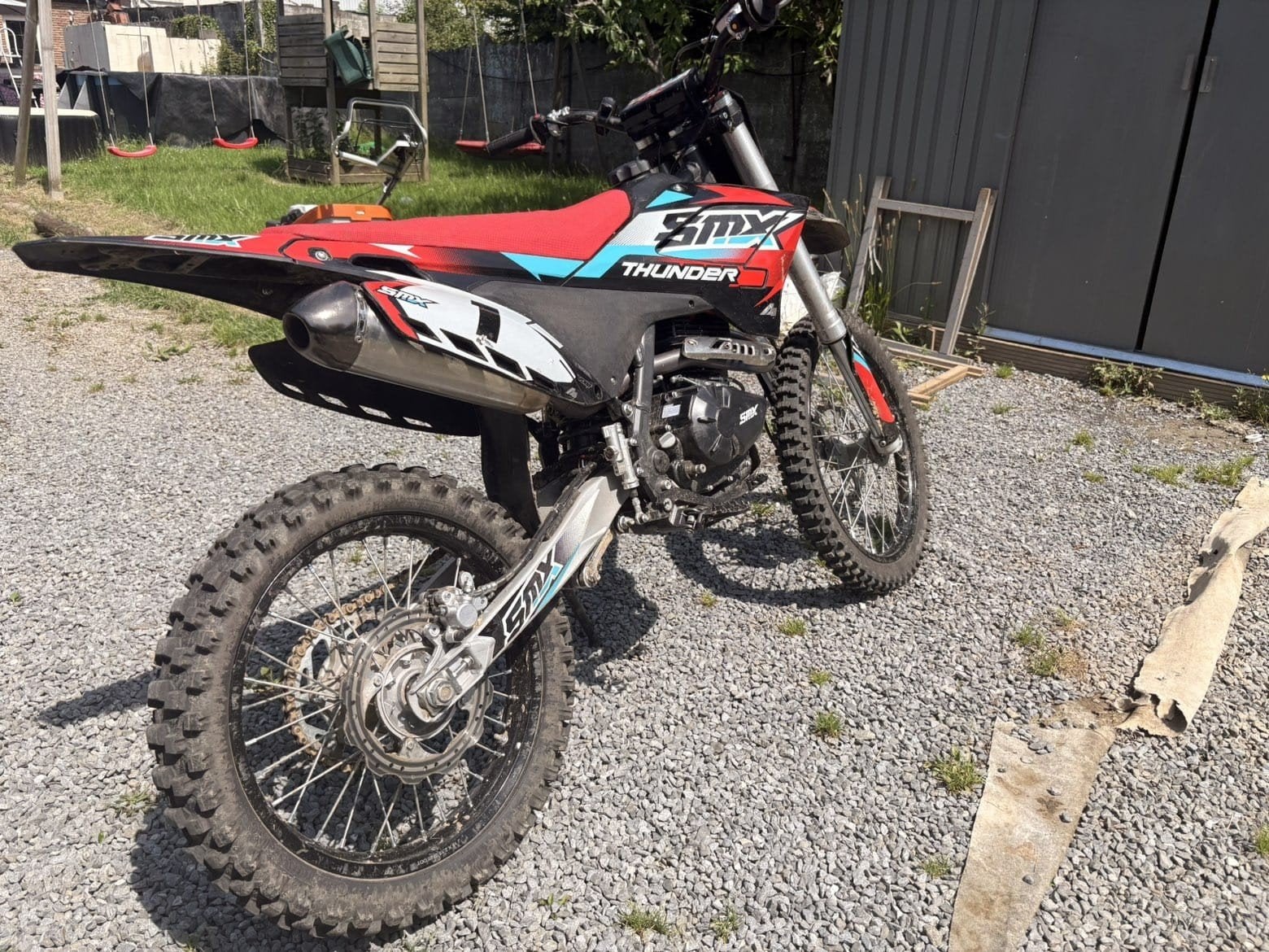 Moto cross 300cc 2026, Enlèvement