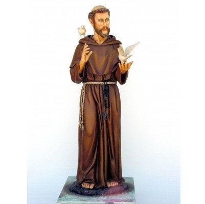 Saint François d'Assise - 1,75 mètre de haut, Enlèvement, Neuf