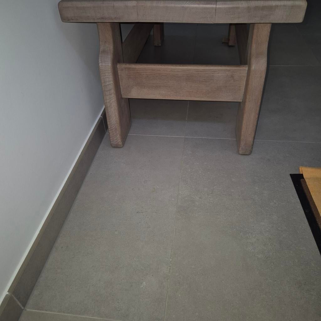 Volle eiken salontafel. 40 jaar oud uniek exenplaar., Enlèvement