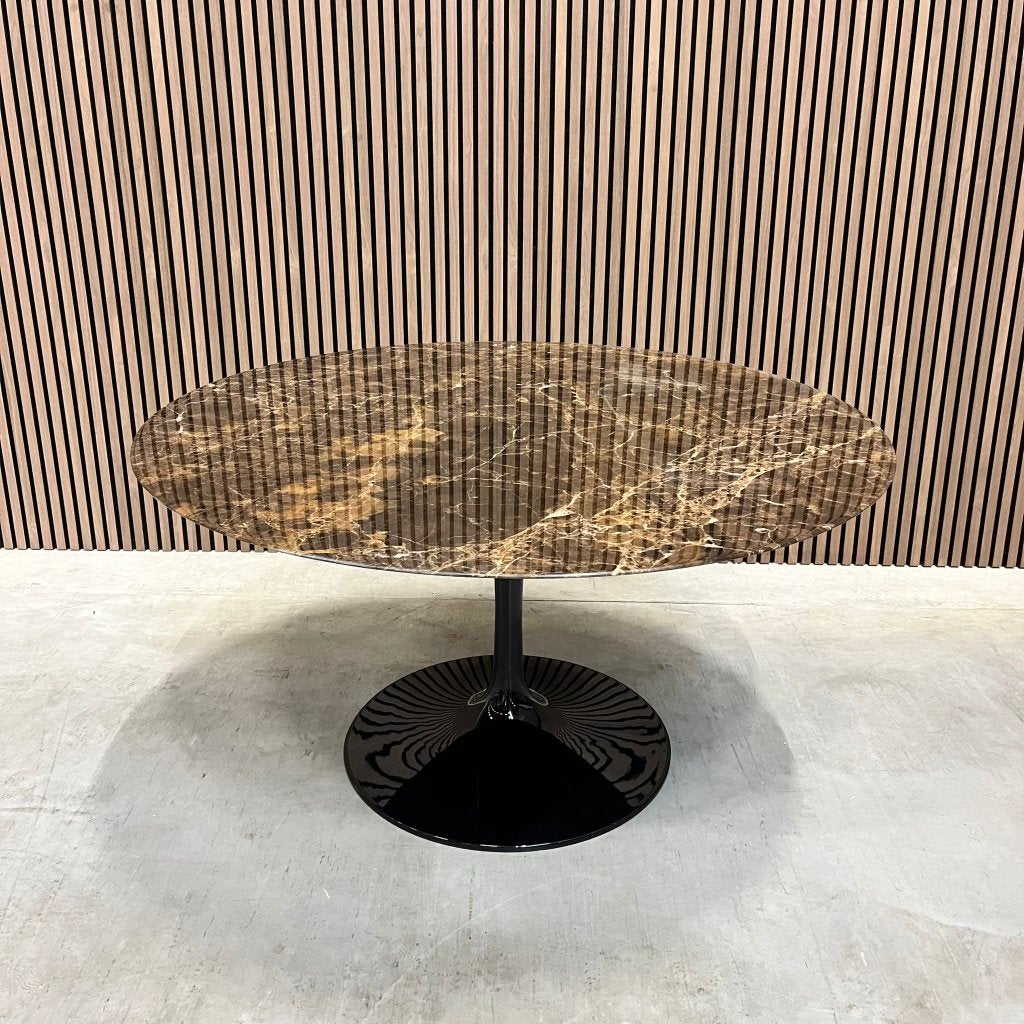 Knoll Saarinen Tulip tafel - Emperador - 137 cm, Enlèvement ou Envoi