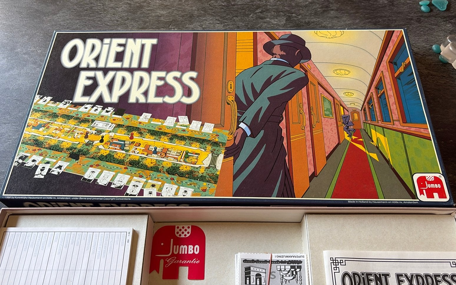 Vintage Bordspel Orient Express – Jumbo (1986), Enlèvement ou Envoi