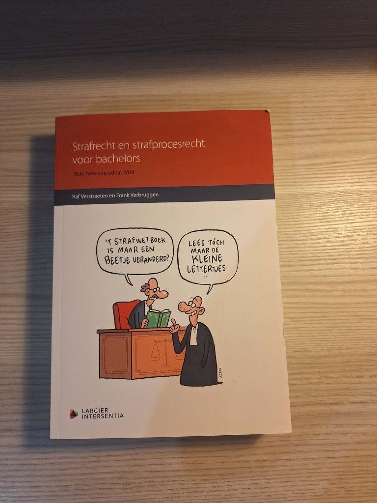 Studieboeken Sociaal werk: Strafrecht voor bachelors, Ophalen of Verzenden, Nieuw, Hoger Onderwijs, Raf Verstraeten; Frank Verbruggen