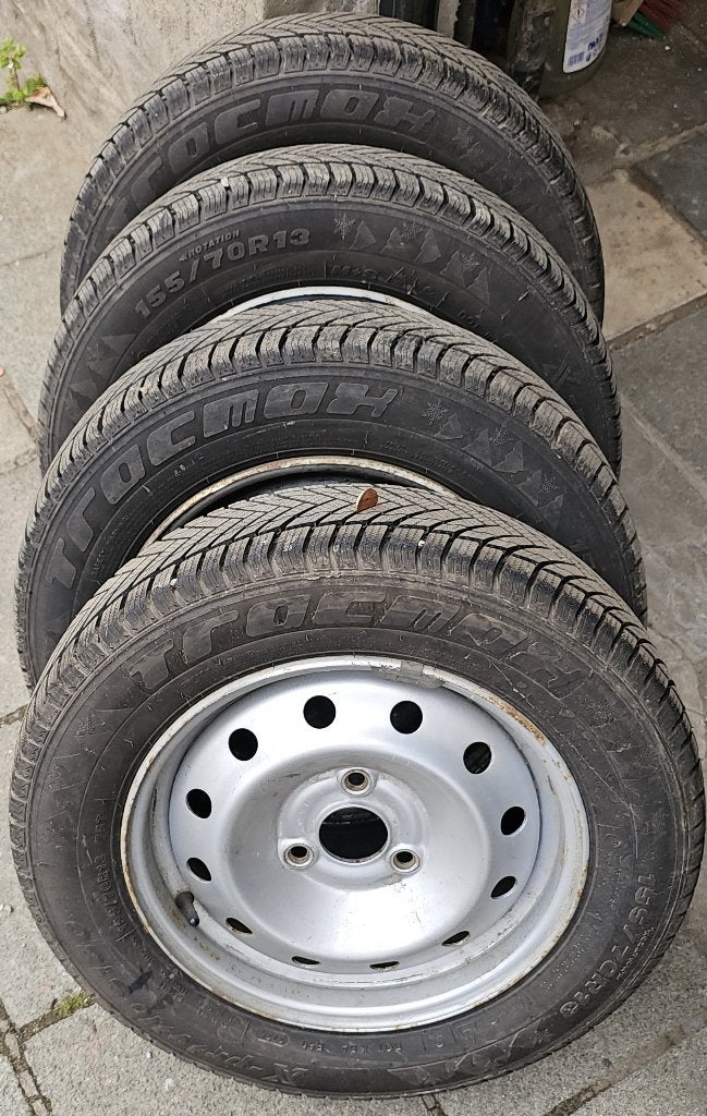 4 Pneus Hiver 155/70R13, Pneus hiver, 155 mm, Véhicule de tourisme, Pneu(s)