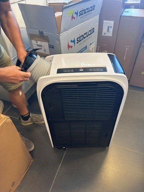 AIRCO zo goed als nieuw, Ophalen, Koelen en Ontvochtigen, Timer, 2 snelheden