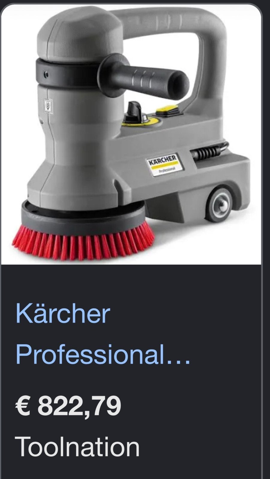 Kärcher Professional trappenreiniger, Ophalen, Nieuw