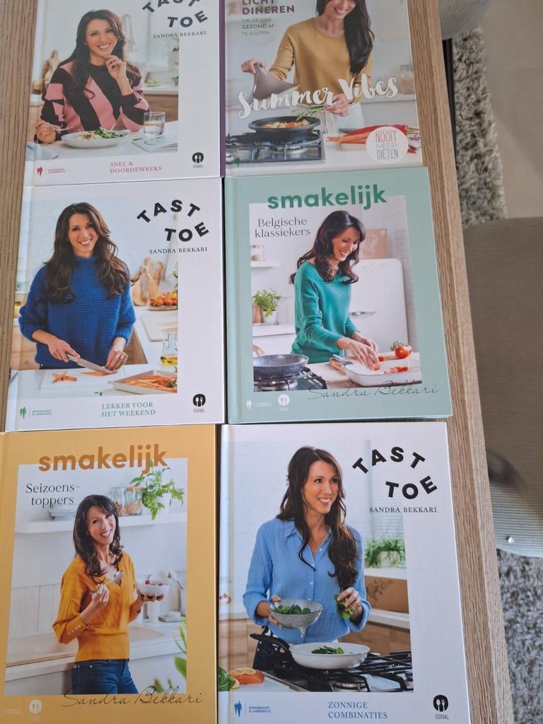 6 boekjes Sandra Bekkari, Boeken, Ophalen of Verzenden
