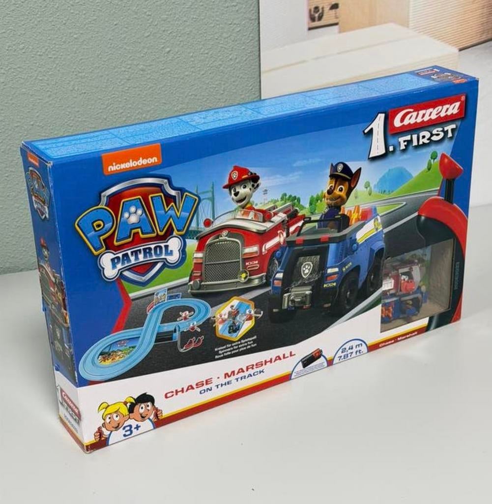 Carrera FIRST Racebaan PAW Patrol - Rescue Chase Marshall, Kinderen en Baby's, Racebaan, Zelf te bouwen, Carrera, Nieuw