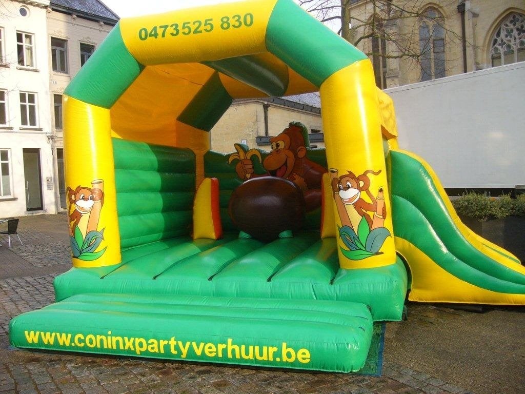 springkasteel gorilla met glijbaan, Hobby en Vrije tijd, Ophalen