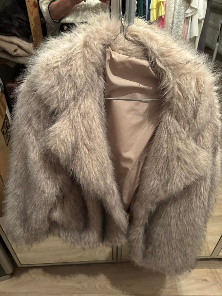 Jas, Kleding | Dames, Ophalen, Zo goed als nieuw, Beige