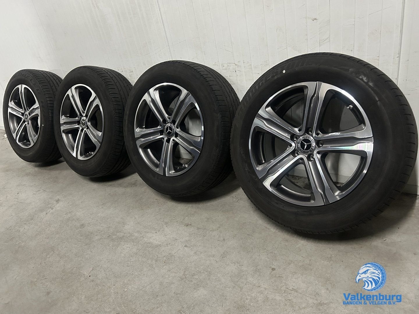 6-7mm! Originele Mercedes GLC W253 18 inch velgen 5x112 TPMS, Autos : Pièces & Accessoires, Pneus et Jantes, Véhicule de tourisme