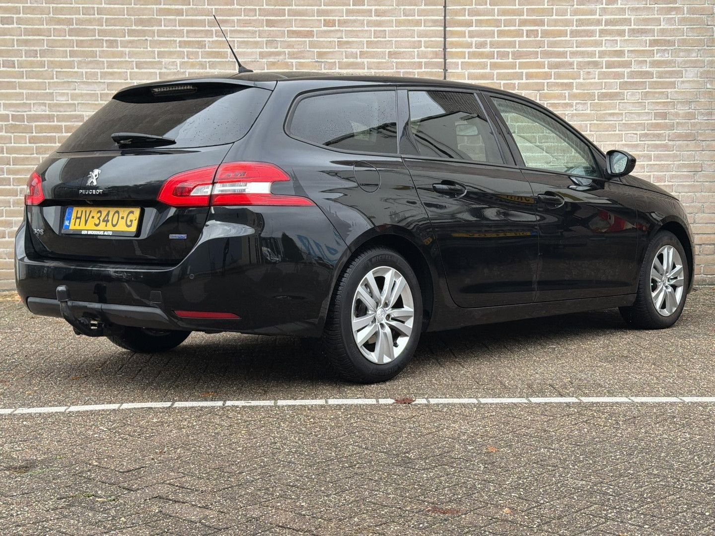 Peugeot 308 SW 1.6 BlueHDI Blue Lease Executive Pack | Pano, Auto's, Zwart, 82 g/km, Te koop, Verwarmde buitenspiegels