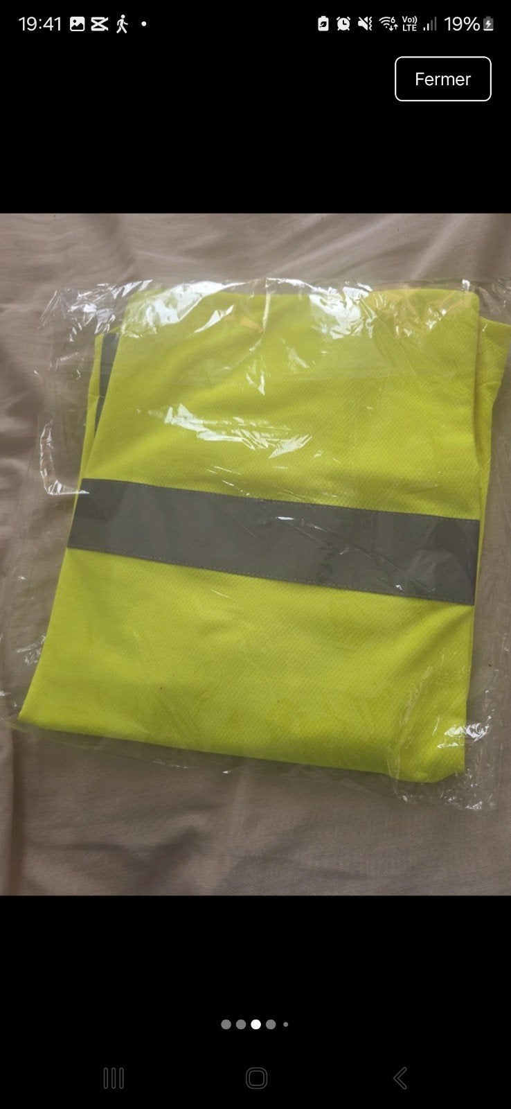 T shrit  fluo travail, Enlèvement