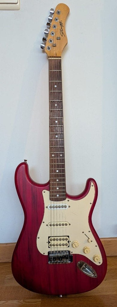 Electrische gitaar Stagg Stratocaster, Ophalen, Gebruikt, Solid body, Overige merken