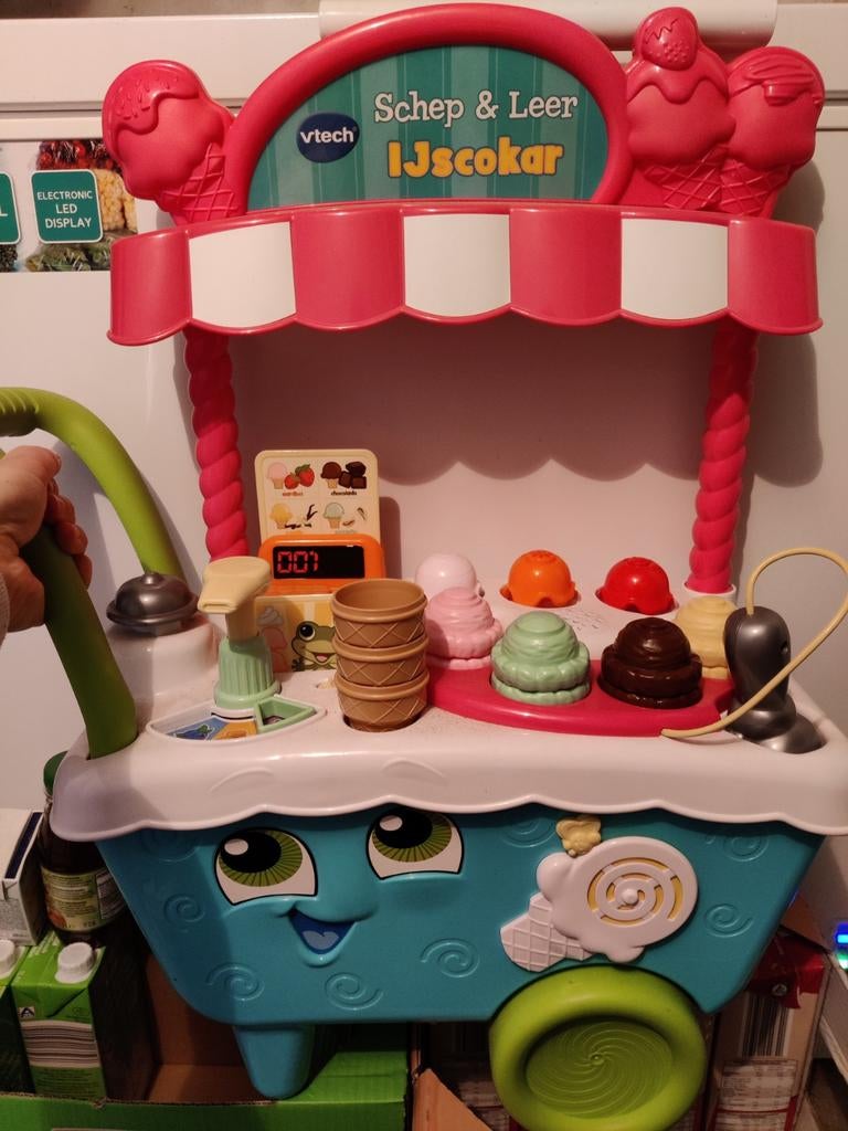 Vtech ijscokar speelgoed ijskar, Ophalen