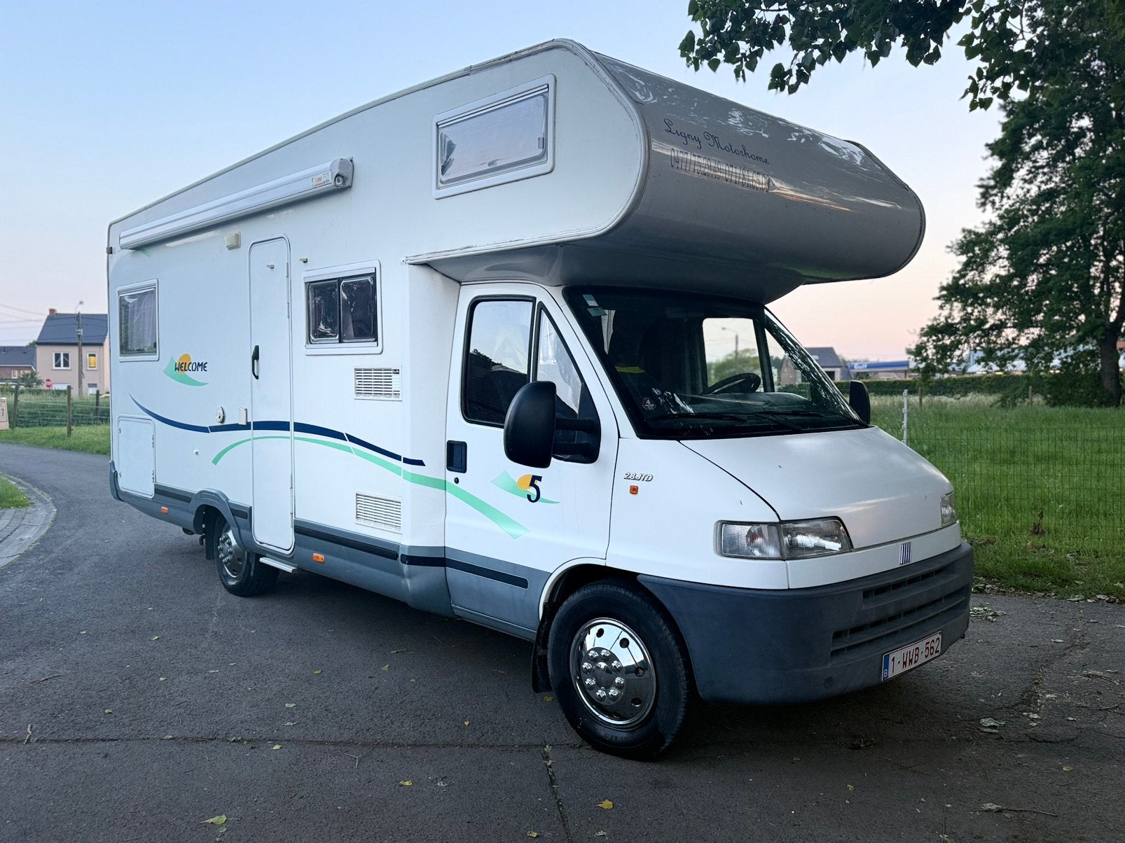 Mobil-home Fiat Ducato 2.8 JTD 95400 km avec inspection !, Caravanes & Camping, Camping-cars, Boîte manuelle, Diesel, Particulier