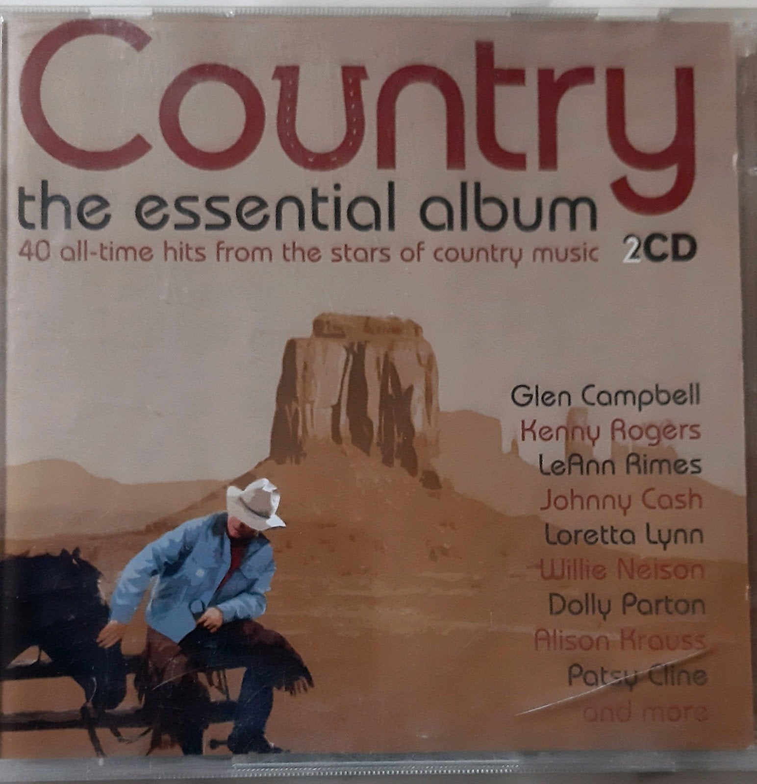 2cd box country  the essential album, Cd's en Dvd's, Cd's | Country en Western, Ophalen of Verzenden, Gebruikt, Album, Country