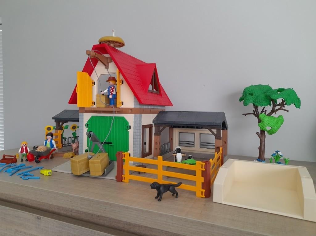 Playmobil 4490 boerderij compleet met plan, Enfants & Bébés, Jouets | Playmobil, Envoi, Comme neuf, Ensemble complet