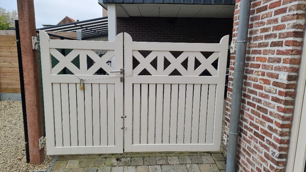 Tuinpoort – Volbad Thermisch Verzinkt, Tuin en Terras, Ophalen, Zo goed als nieuw