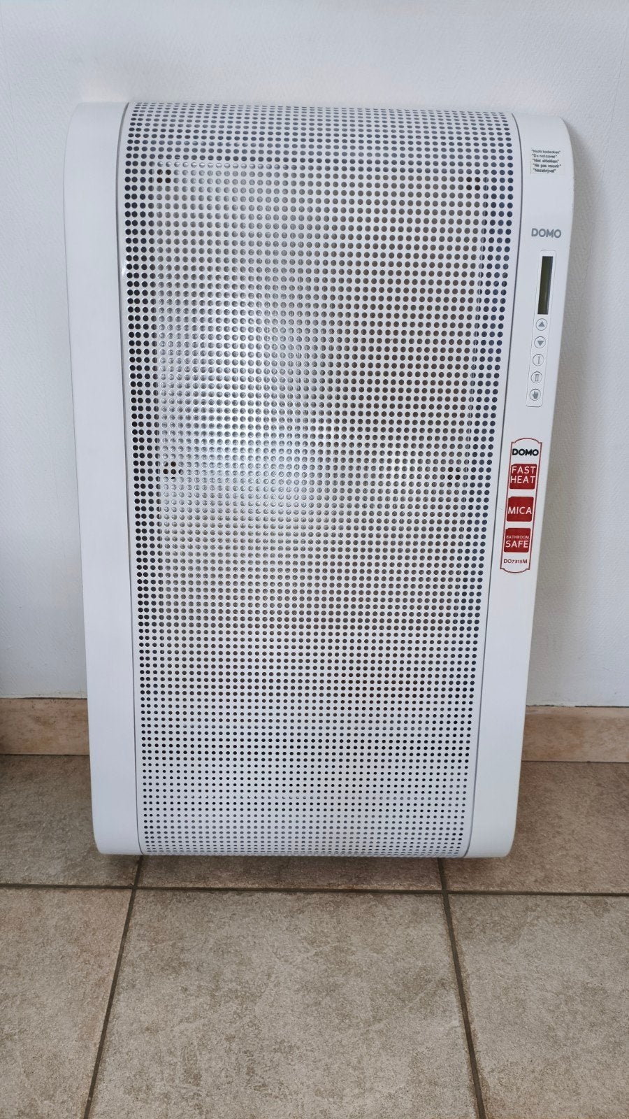 Radiateur électrique Domo DO7315M - 1500W, 800 watts ou plus, Moins de 60 cm, Enlèvement ou Envoi, Comme neuf