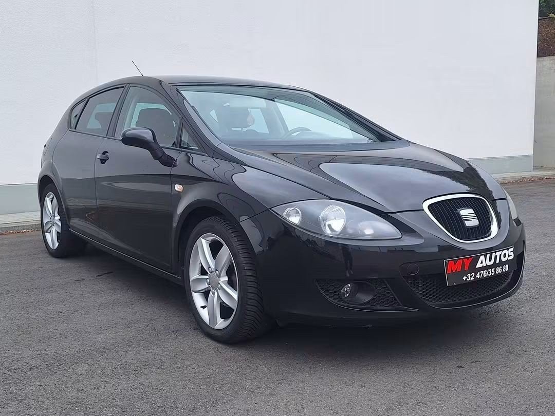 Seat Leon 1.6i 2008" Airco Jantes 178.000km! Super État✅️ ️, Auto's, Seat, Voorwielaandrijving, Stof, Zwart, 4 cilinders