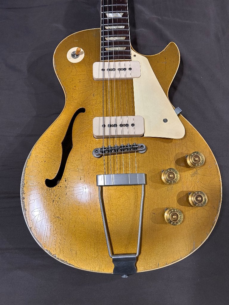 Panucci Gold Top P90, Enlèvement ou Envoi, Comme neuf, Hollow body, Autres marques