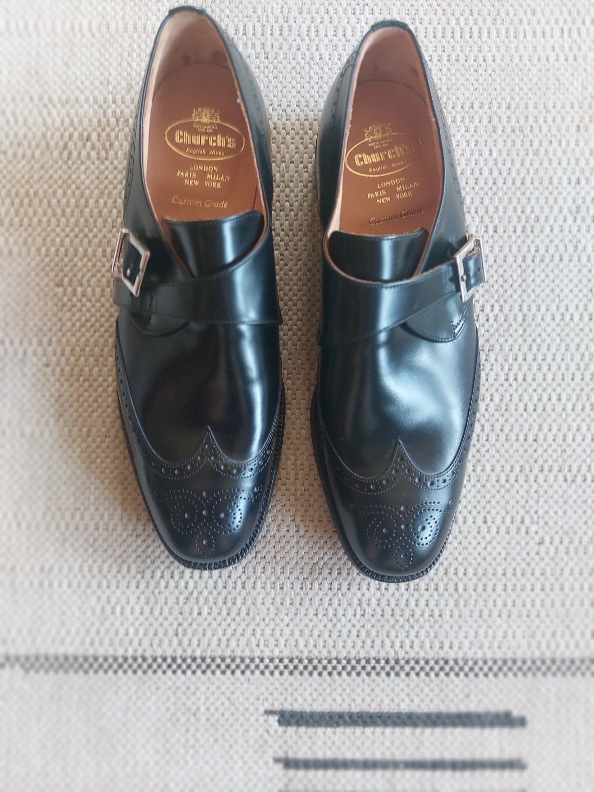Nieuwe luxe schoenen. Piccadilly van de kerk. NEGEN!, Ophalen, Zwart