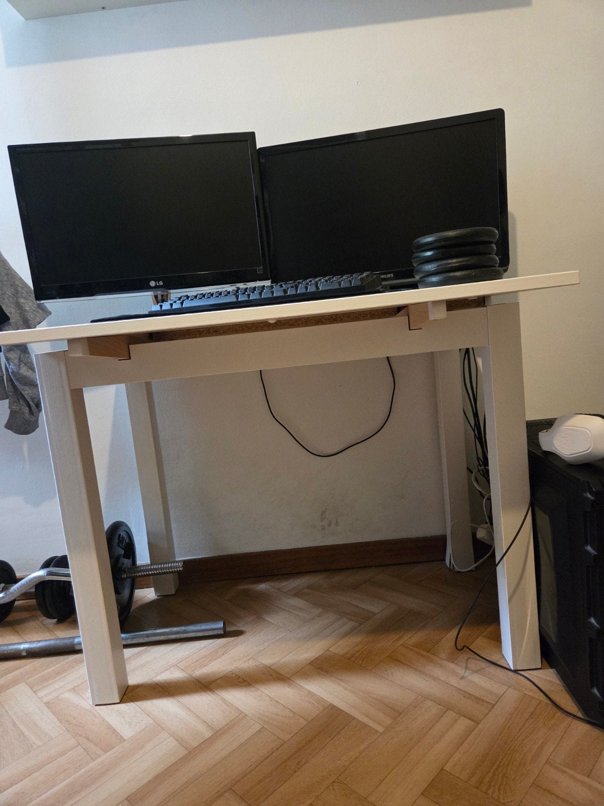 Witte tafel IKEA, Huis en Inrichting, Bureaus, Ophalen, IKEA