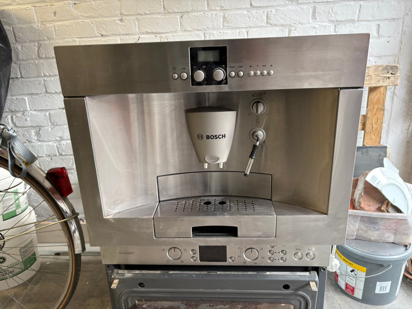 Bosch TKN68E751 ingebouwde koffiemachine, Ophalen, Gebruikt, Koffie en Espresso