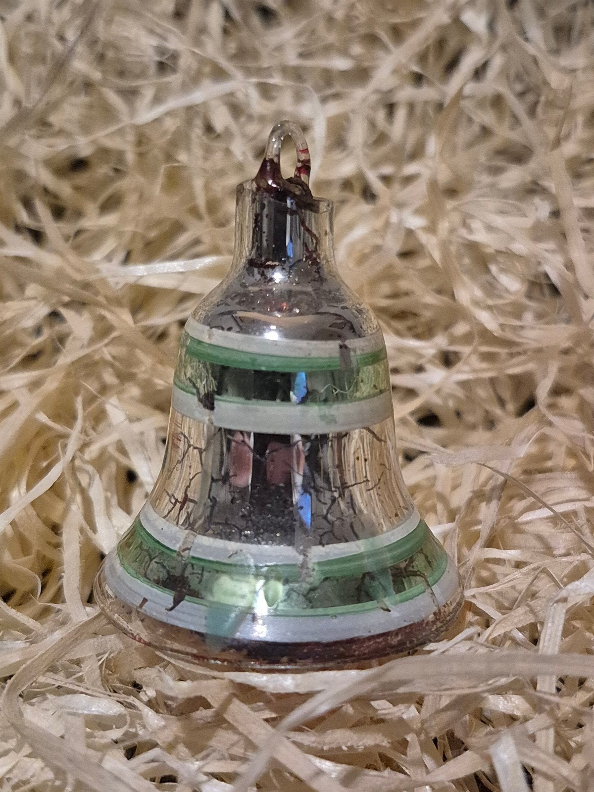 Ajeko antieke kerstbal, Ophalen of Verzenden, Gebruikt