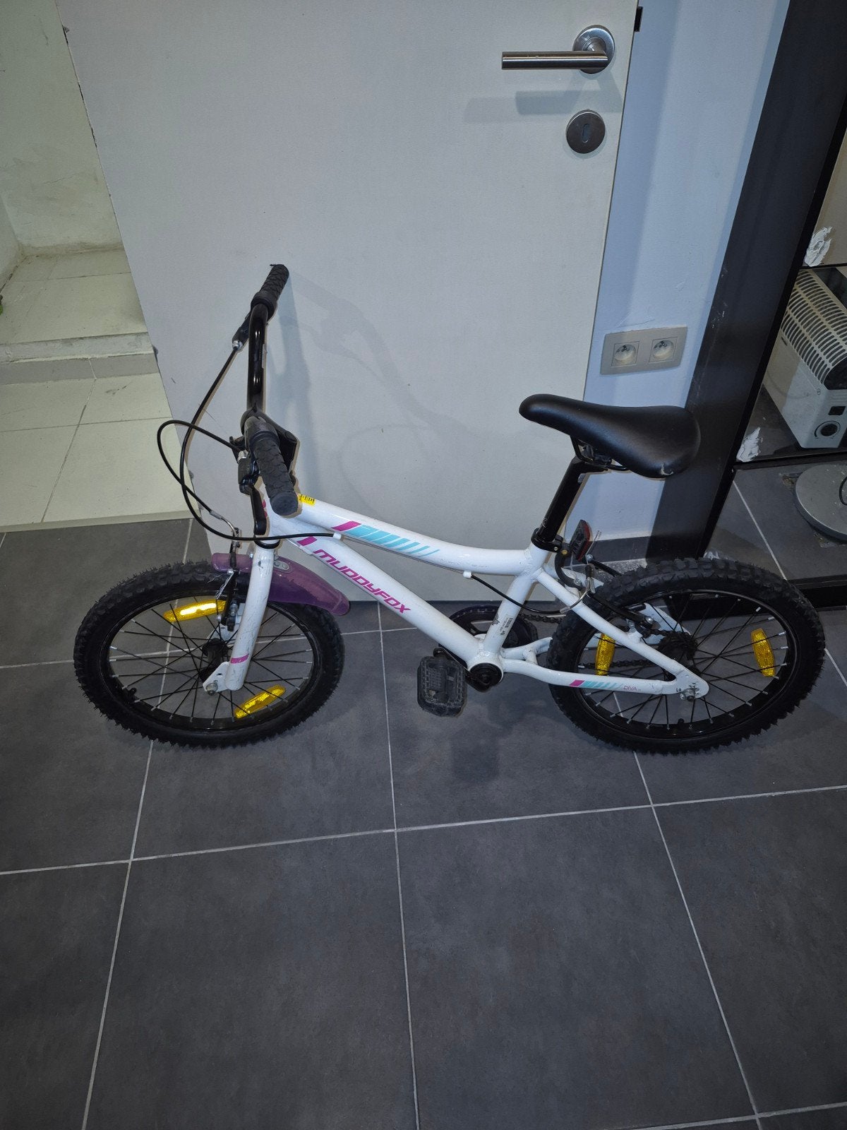 vélo pour enfant taille 18, Enlèvement