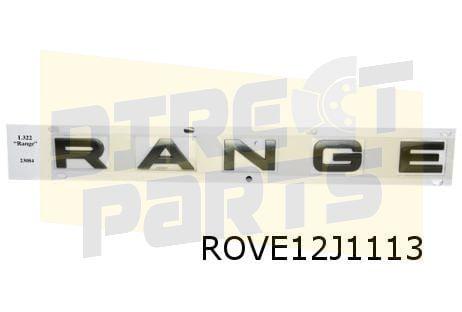 Emblemen tekst ''Range" + "Rover'' Origineel  DAB500230LQV D, Neuf, Land Rover, -, -