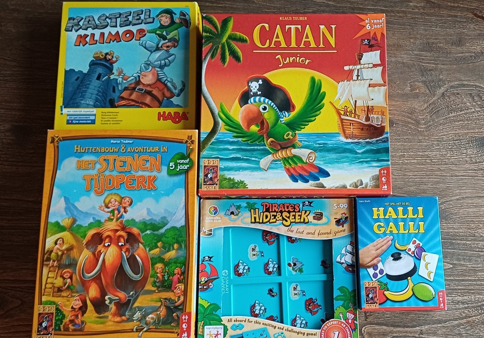gezelschapsspellen, Ophalen