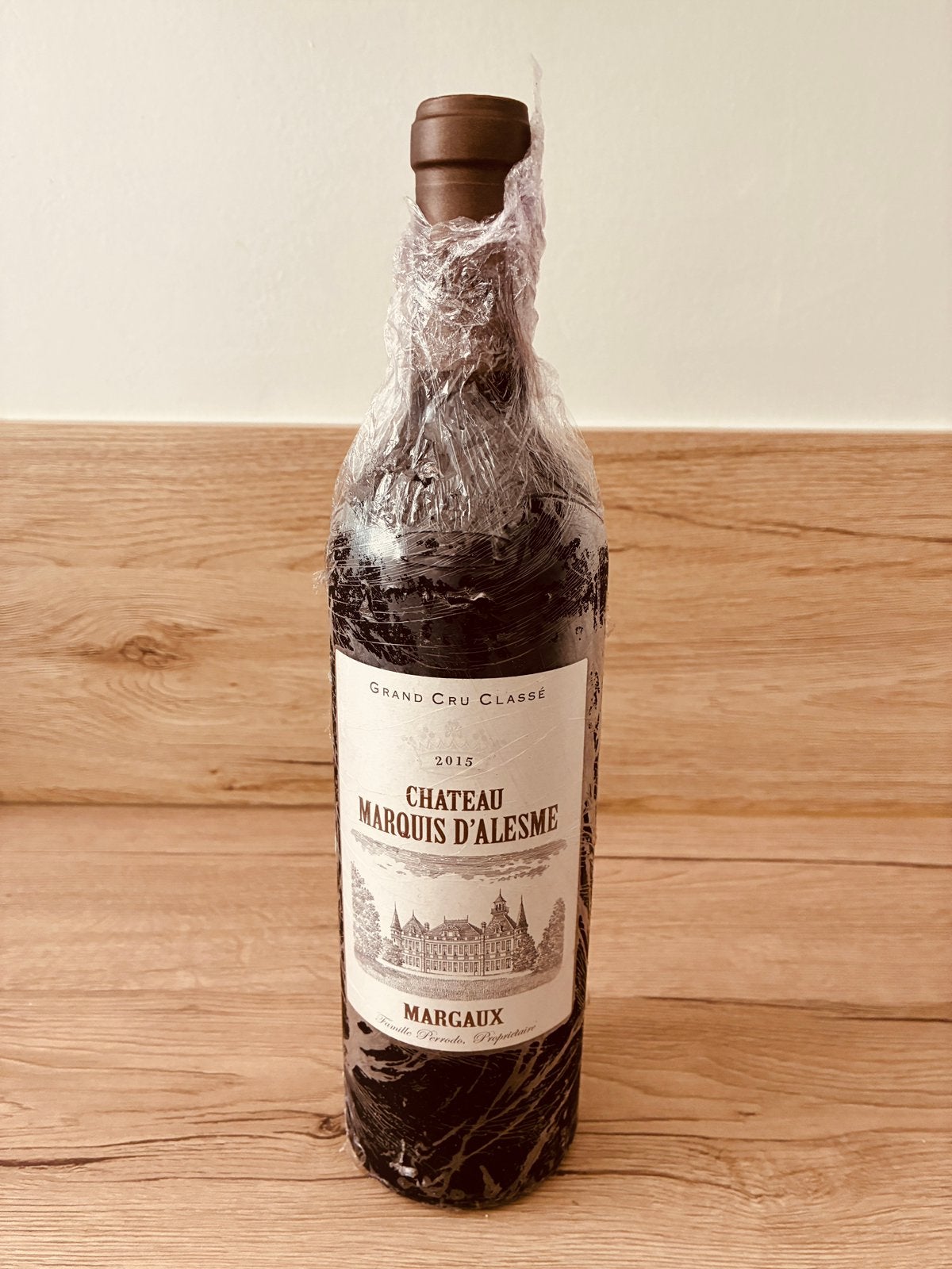 1 x Chateau Marquis d‘Alesme 2015, Collections, Vins, Neuf, Pleine, Enlèvement, Vin rouge