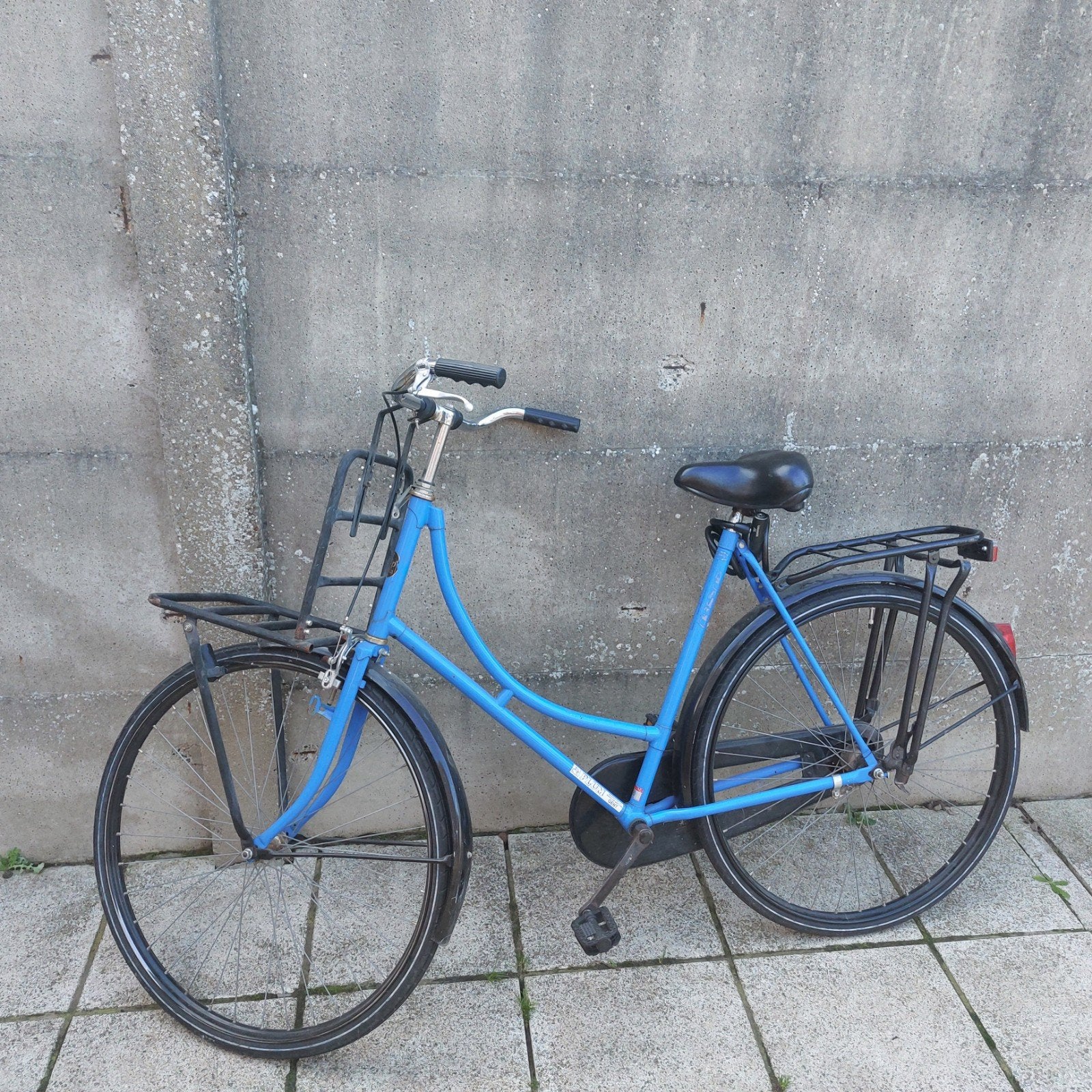Blauwe kleur,merk bsp, Fietsen en Brommers, Ophalen, Terugtraprem