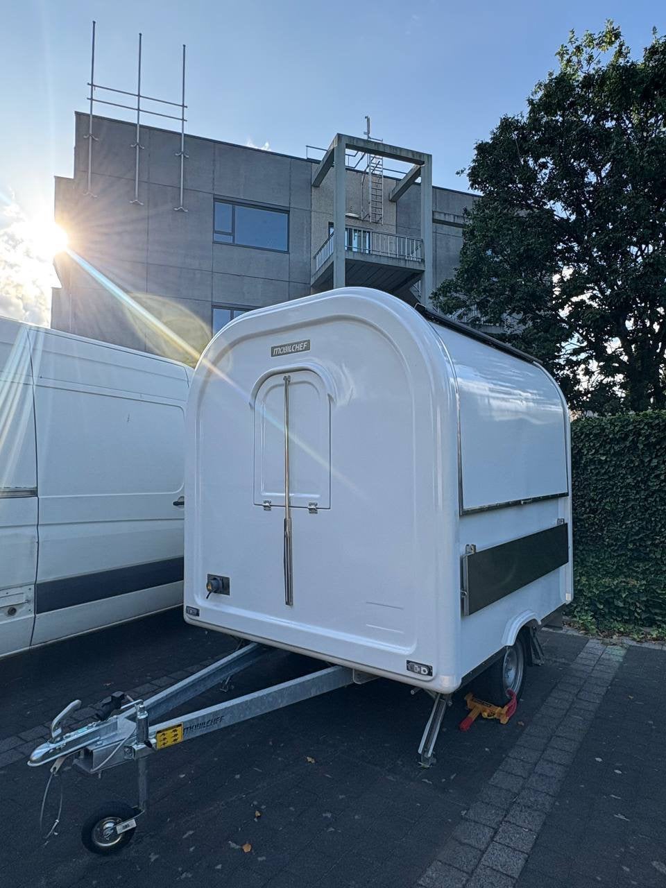 Food Trailer / Professionele Foodtruck – Eco Keuken – 750 kg, Caravanes & Camping, Enlèvement, Comme neuf